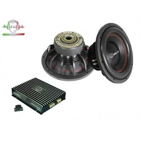 Bass Face BassPack BF2 Amplificatore db1.2 1250W rms + 2 Subwoofer 30 cm SPL12.2