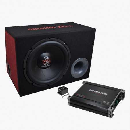 GZ BASS KIT 12.300X-II GROUND ZERO Basspack Subwoofer in Box + Amplificatore