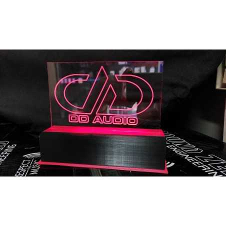 Lampada Retroilluminata A Led Con Logo Personalizzato Inciso A CNC DD AUDIO
