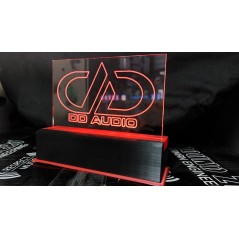 Lampada Retroilluminata A Led Con Logo Personalizzato Inciso A CNC DD AUDIO