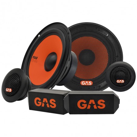 GAS K1-64 KIT ALTOPARLANTI 2 VIE 16 cm CASSE 165mm woofer Tweeter per auto