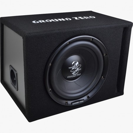 Ground Zero Subwoofer in cassa reflex GZIB 25BR box reflex sub 25 cm auto