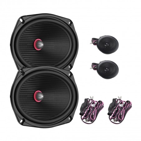 BASS FACE IndyCX69 2 vie SEPARATE o Coassiabili ovali 16x23cm 6x9 kit Altoparlanti