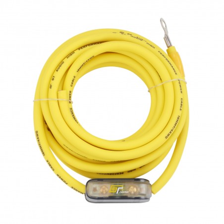Kit Cavi Auto Ø 18 mm alimentazione massa 18mm portafusibile Cavo RCA e Altoparlanti