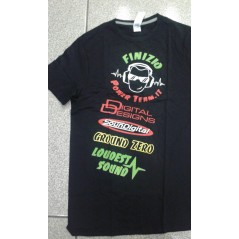 Gadget Pack Finizio Power Team Ground Zero T-Shirt M Portachavi 4 Adesivi