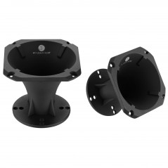 BASS FACE CHA4/4 COPPIA  Flange Per DRIVER Con Attacco A VITI  Horn Flangia