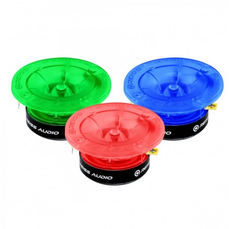REISS AUDIO RS-TA49LD COPPIA Tweeter Compressione Auto RGB con Illuminazione Multicolor
