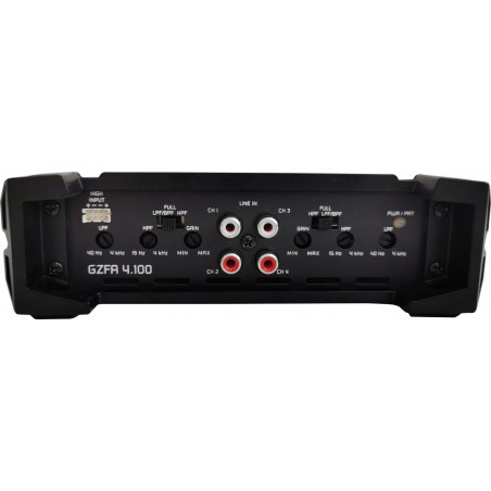 GZFA 4.100 Amplificatore Ground Zero 4 canali  340 watt AUTO ON high lev input