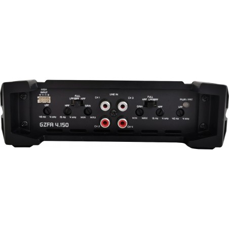 GZFA 4.150 Amplificatore Ground Zero 4 canali  500 watt AUTO ON high lev input