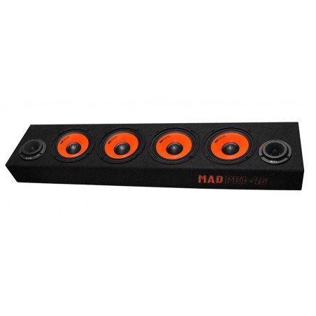 GAS MAD PB1-46 Sistema Altoparlanti A 2 Vie In Box Chiuso Kitipo 4 Woofer 2 Tweeter con filtri