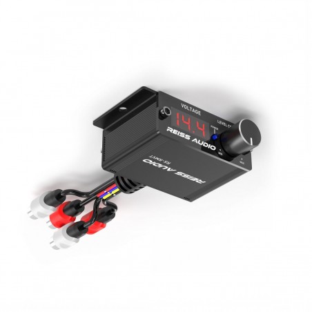 Reiss Audio RS-RMVT Potenziometro per Subwoofer su Rca con Voltmetro