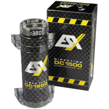 ESX DC1500 Condensatore Con Voltometro 1.5 Farad