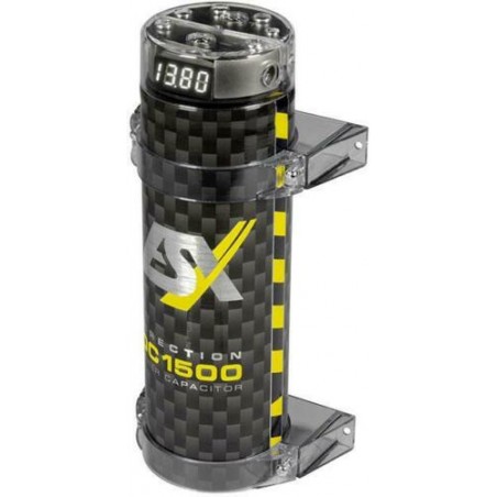 ESX DC1500 Condensatore Con Voltometro 1.5 Farad