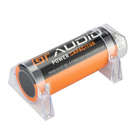 GT Audio by BASS FACE GT-C6 Condensatore 6 Farad con voltometro impianto stereo