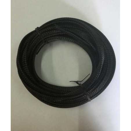 10 Metri di Calza Antitaglio 6mm espandibile max cavi 12mm Telata Guaina NERA