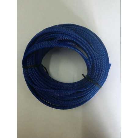 10 Metri di Calza Antitaglio 6mm espandibile max cavi 12mm Telata Guaina BLU