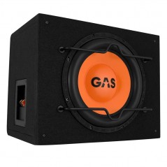 GAS MAX B1-110 Subwoofer 25 cm Small Box in cassa chiusa Sub 500 Watt compact
