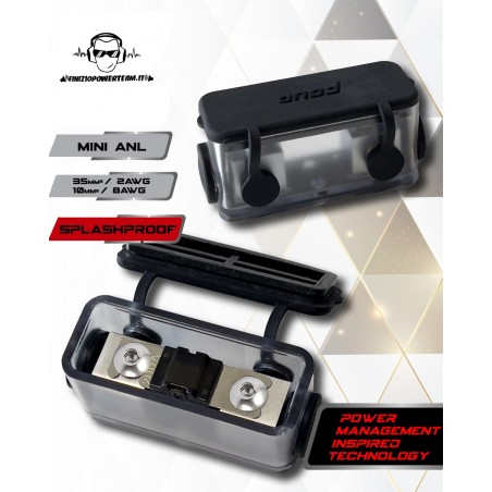 Portafusibile impermeabile * con fusibile MiniANL ingresso e uscita da 10 a 35mm