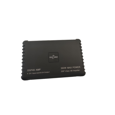CHESS AUDIO DSP46 AMP Amplificatore 4 Canali 360 Watt classe AB con DSP controllabile da APP  Kit Cavi Incluso