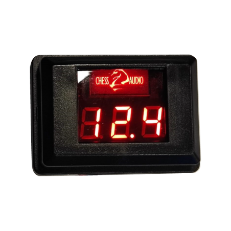 CHESS AUDIO Volt One VOLTOMETRO DIGITALE ILLUMINATO ROSSO
