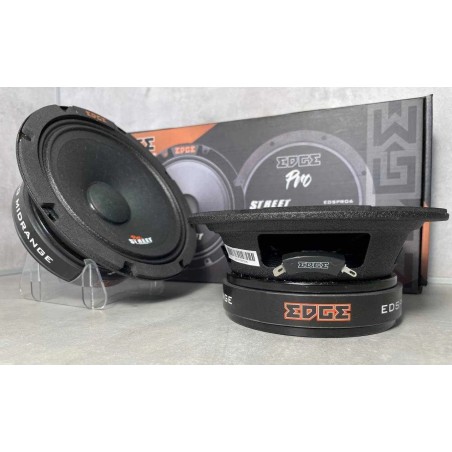 EDGE EDSPRO6-E1 COPPIA MidWoofer  16cm 400 Watt predisposizione auto 165mm