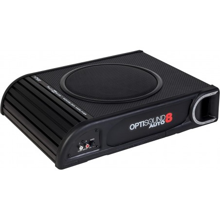 VIBE OPTISOUND8 Subwoofer Amplificato Ultra Piatto Da Sotto Sedile Auto Kit cavi incluso