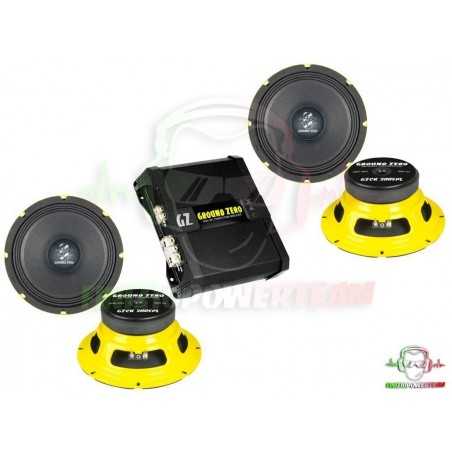 SoundPack SPL Amplificatore 1350 W rms + 4 Woofer Ground Zero 20 cm