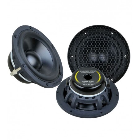 GROUND ZERO GZUM 80SQ Coppia Altoparlanti midrange  da 80mm Uranium Sound Quality Series