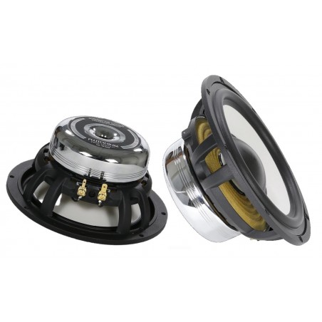 GROUND ZERO GZPK 165SQ-C Coppia Midwoofer di fascia alta da 165mm con cestello in fusione di alluminio GZ