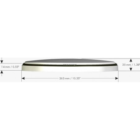 GROUND ZERO GZPG 250B Griglia Hi End per Subwoofer da 25 cm