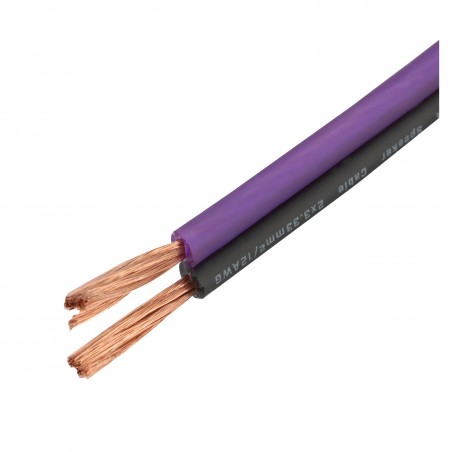 Cavo Di Qualità 2 X 3,3mm OFC 100% RAME Cavi Casse Altoparlanti Bipolare 3.3 mm