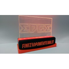 Lampada Retroilluminata A Led Con Logo Personalizzato Inciso A CNC EDGE AUDIO