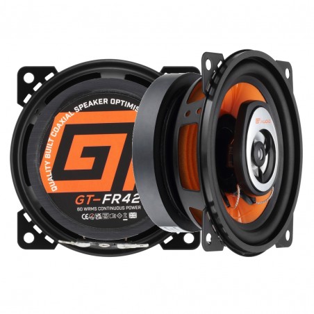 GT AUDIO GT-FR42 By Bass FACE Coppia Coassiali 2 Vie 10 Cm 60 Watt Rms