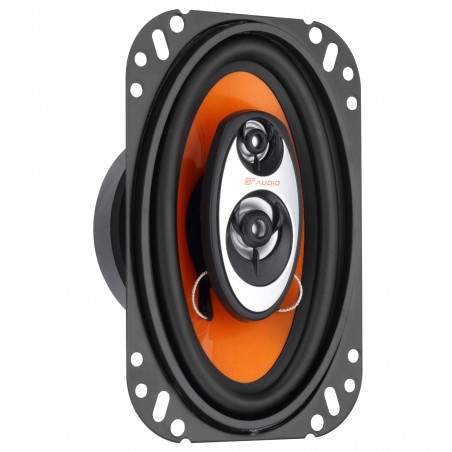 GT AUDIO GT-FR463 By Bass FACE Coppia Altoparlanti Coassiali 3 Vie 60 Watt Rms 10x15Cm Predisposizioni Auto OVALI