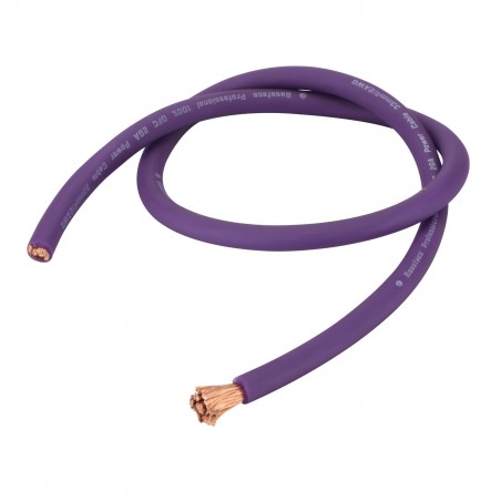 Cavo BASS FACE 35 Mm  OFC 100% RAME 2 Awg Cavi Alimentazione Positivo 35mm VIOLA