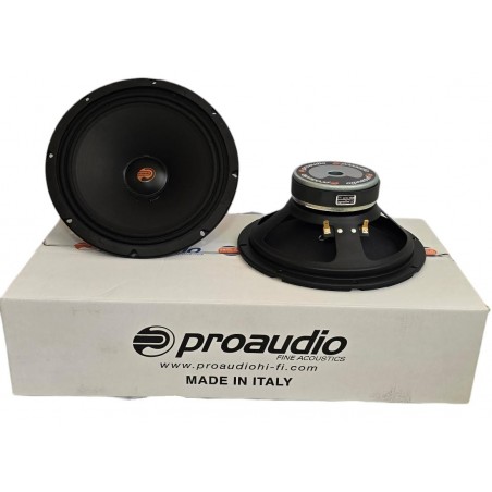 ProAudio R250 COPPIA Altoparlanti Serie Rodeo MidWoofer Da 25cm 250 Watt Rms