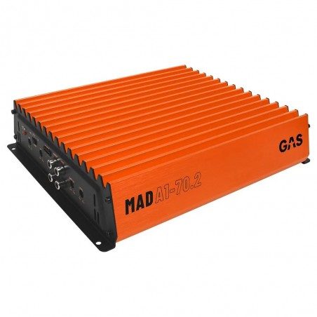 GAS MAD A1-70.2 Amplificatore 2 Canali Classe AB 110 Watt Rms HI Level Input