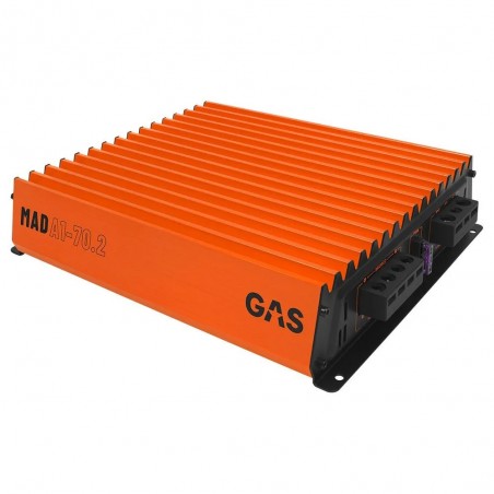 GAS MAD A1-70.2 Amplificatore 2 Canali Classe AB 110 Watt Rms HI Level Input