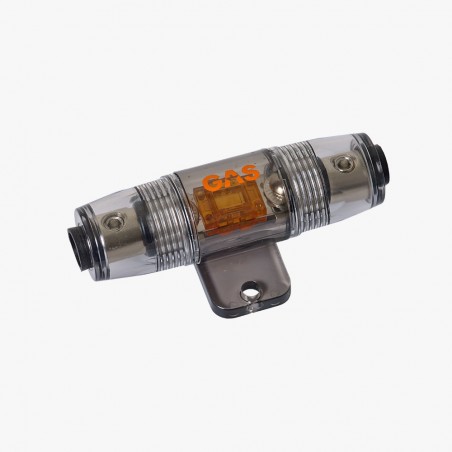 GAS Mad Mini ANL Portafusibile + Fusibile Mini Anl 100a Per Cavi Da 10 A 20mm Impermeabile High Q + 2 Fusibili Mini Anl A Scelta