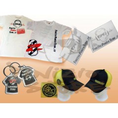 Gadget Pack HITECH Finizio Power Team Ground Zero T-Shirt XL Cappellino Adesivi