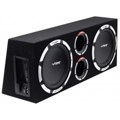 VIBE SLICKV12T-V2 Subwoofer 2400 Watt in cassa Reflex Doppio 30 Cm Slim Design Box