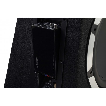 VIBE SLICKV12TA-V2 Subwoofer Amplificato in cassa Reflex Doppio 30 Cm Slim Design Box
