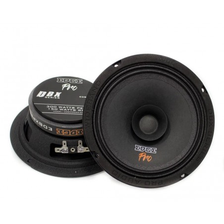 EDGE EDBXPRO6W-E0 COPPIA MidRange Full Range 16cm 300 Watt Predisposizione Auto 165mm