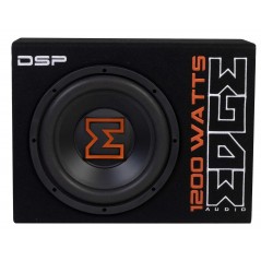 EDGE EDBX12ADSP-E3 Subwoofer da 30 Amplificato con DSP  Sub attivo 1200 Watt In Cassa Reflex Kit cavi incluso