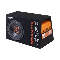 EDGE EDBX10ADSP-E3  Subwoofer Da 25 Amplificato Con DSP Sub Attivo 900 Watt In Cassa Reflex Kit Cavi Incluso