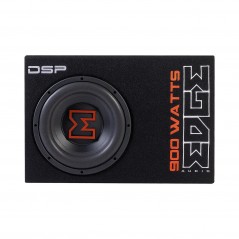 EDGE EDBX10ADSP-E3  Subwoofer Da 25 Amplificato Con DSP Sub Attivo 900 Watt In Cassa Reflex Kit Cavi Incluso