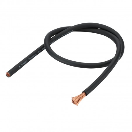 Cavo BASS FACE 4 Awg OFC 100% RAME 21 Mm Cavi Alimentazione Positivo 20mm NERO