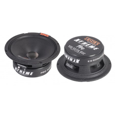 EDGE EDXPRO6-E3 COPPIA MidWoofer 16cm 600 Watt predisposizione auto 165mm
