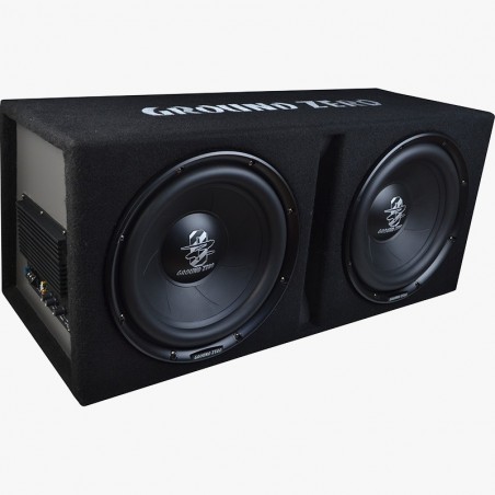 Ground Zero Subwoofer GZIB 2.30BR-ACT Doppio 30 Amplificato In Cassa Reflex Auto Attivo