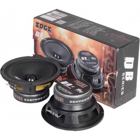 EDGE EDBPRO6  COPPIA MidWoofer 16cm 300 Watt alta efficienza 165mm medio bassi